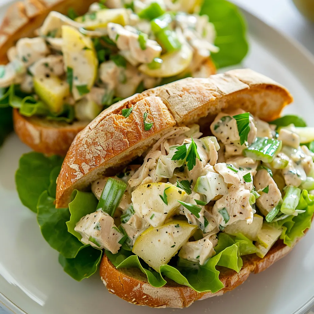 Poulet poire basilic gourmand