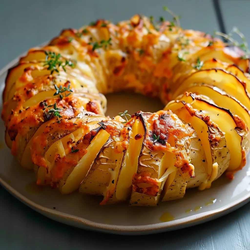 Couronne croustillante de pommes de terre gourmandes