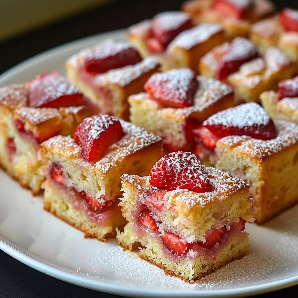 Gâteau extra moelleux aux fraises fraîches, simple et gourmand