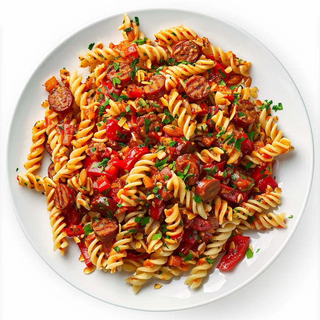 Une salade de pâtes au chorizo gourmande et facile