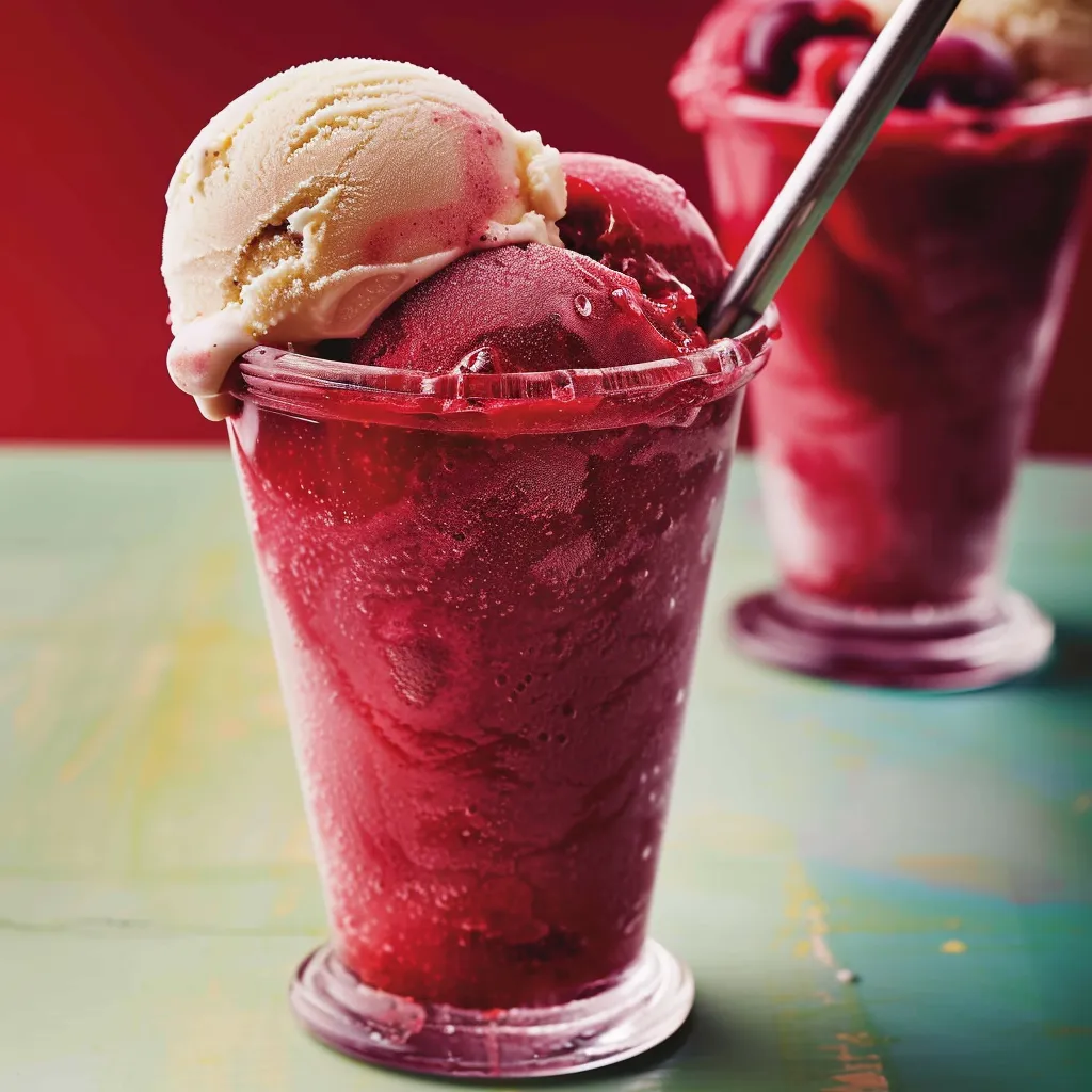 Cerises glacées douces