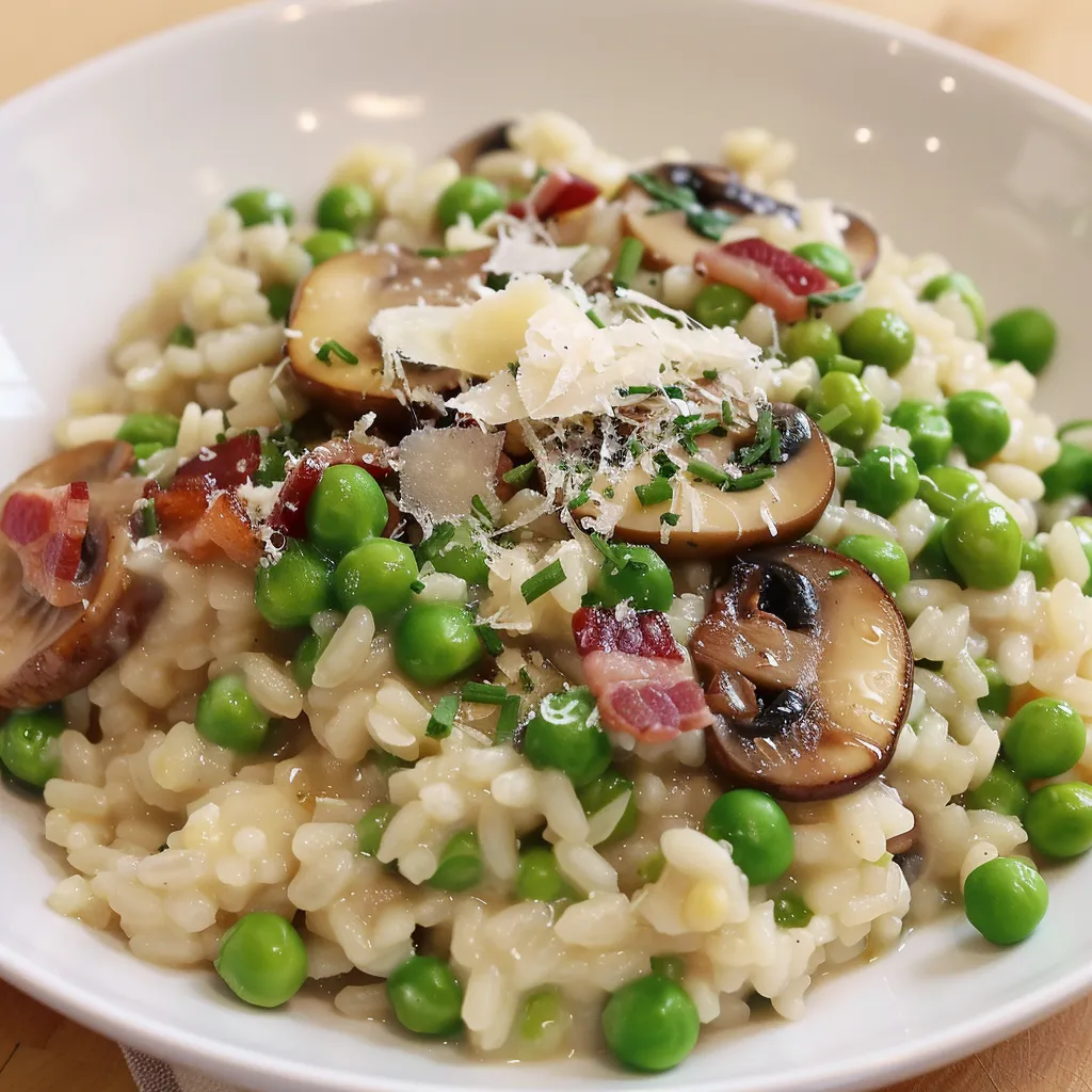 Risotto crémeux et gourmand prêt à déguster