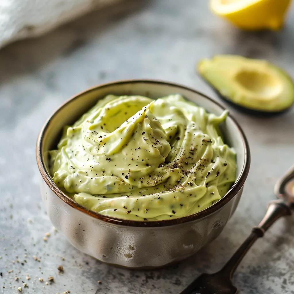 Sauce d'avocat super onctueuse