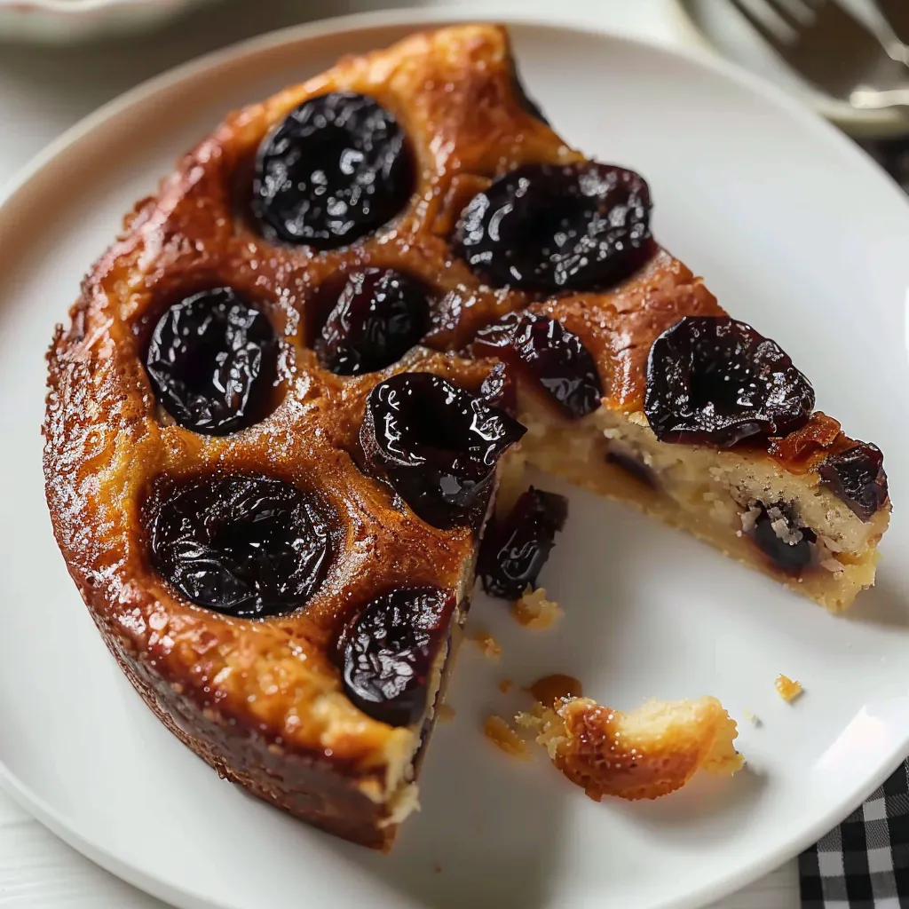 Far breton classique aux pruneaux et rhum