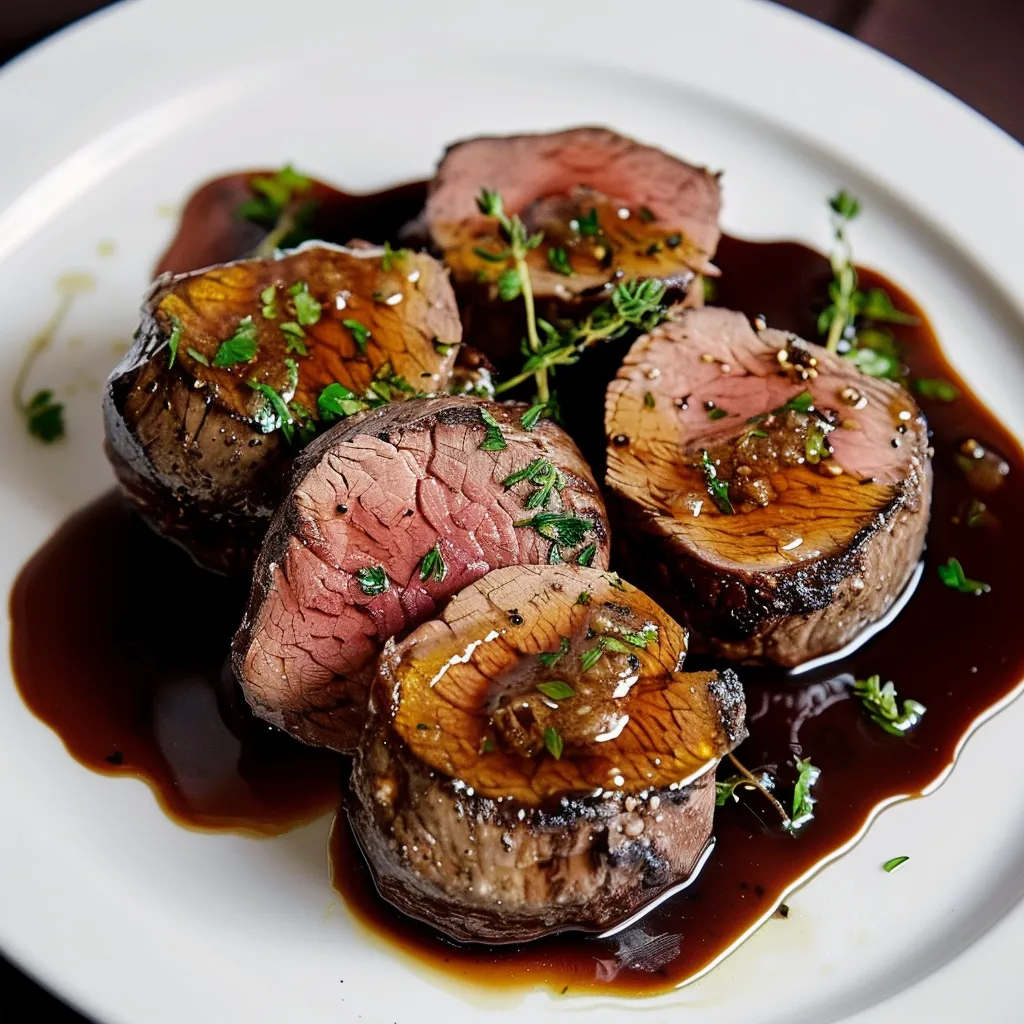 Viande marinée au soja