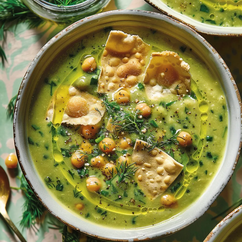 Entrée froide pois chiches et roquette