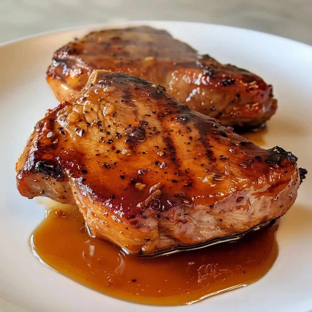 Porc caramélisé avec sucre brun