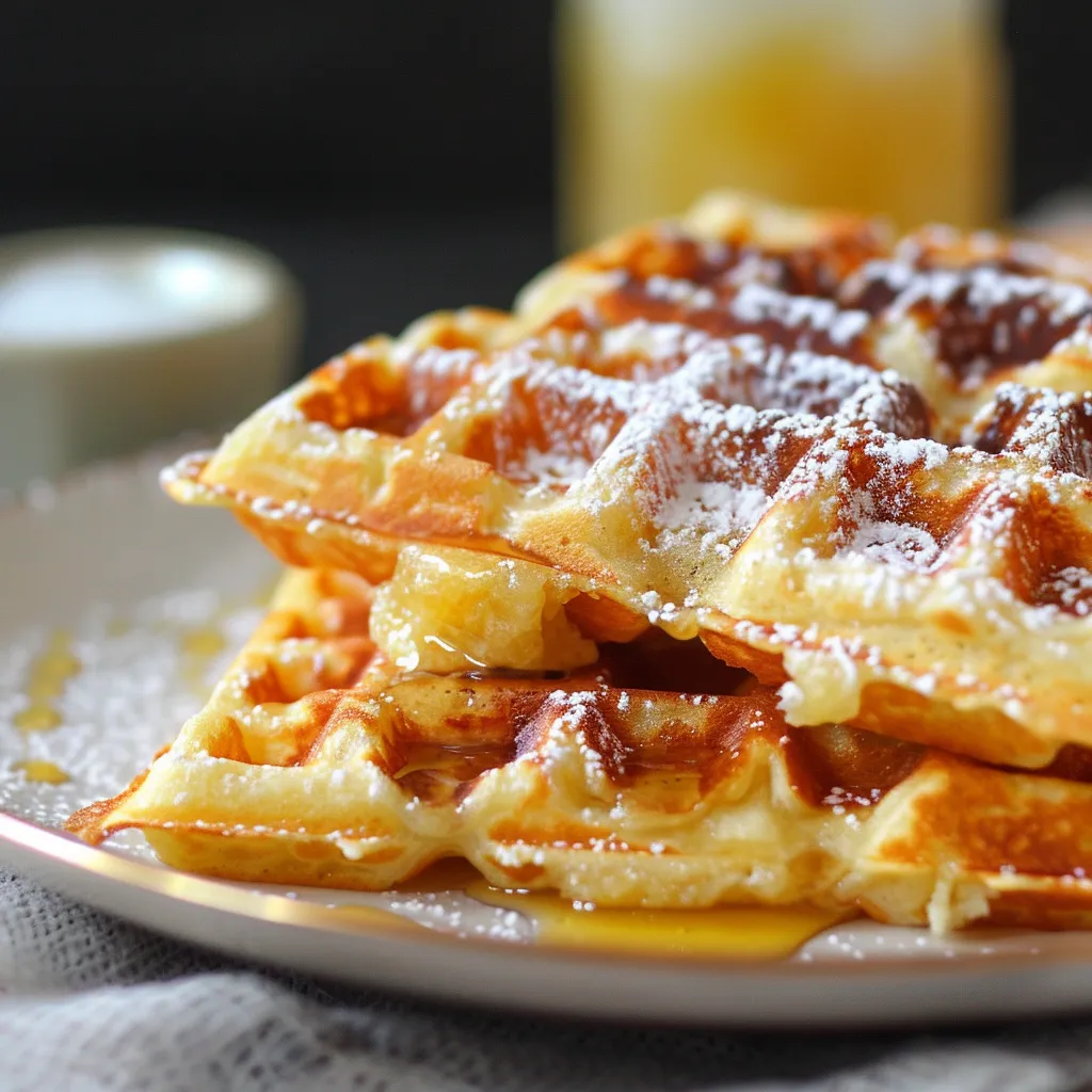 Gaufres Croquantes Moelleuses