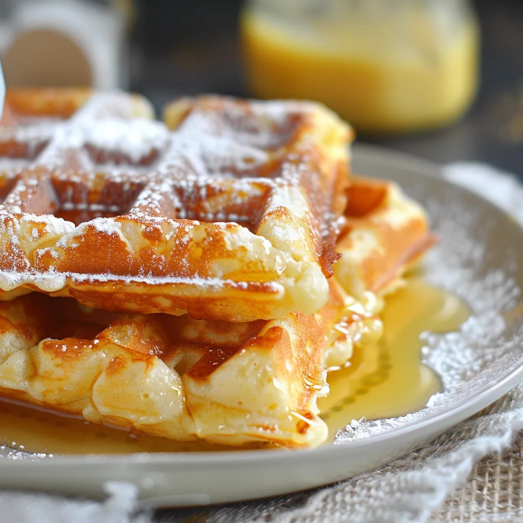 Savourez des gaufres maison toutes croustillantes et moelleuses