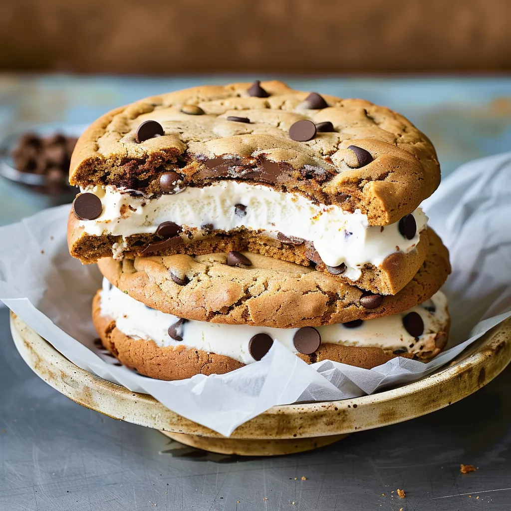 Glace biscuits gourmands