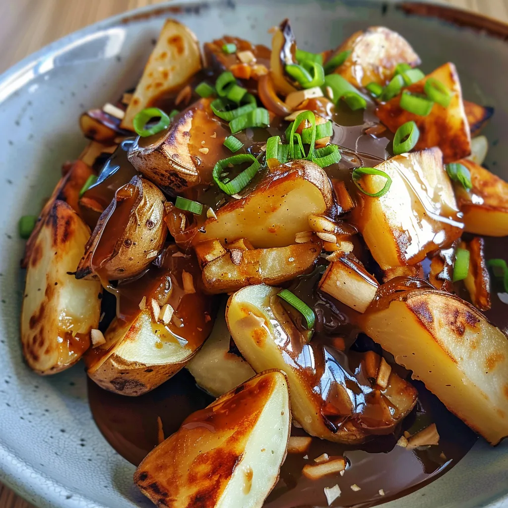 Halloumi grillé poutine
