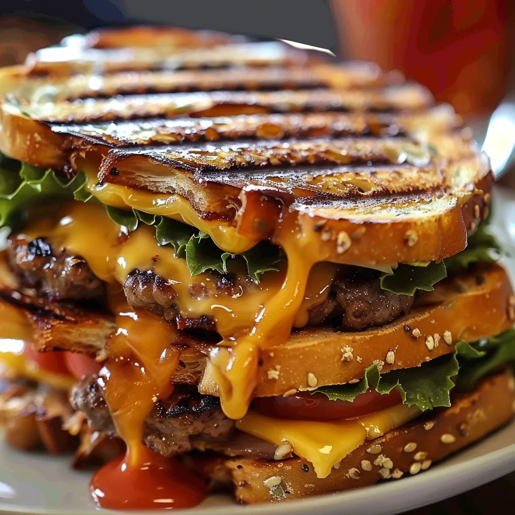 Burger panini fromage