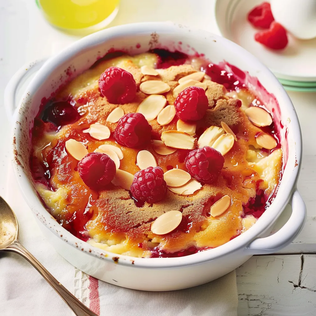 Dessert fruits et amandes