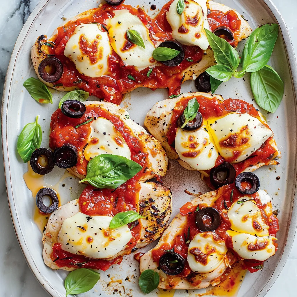 Poulet tomate mozzarella