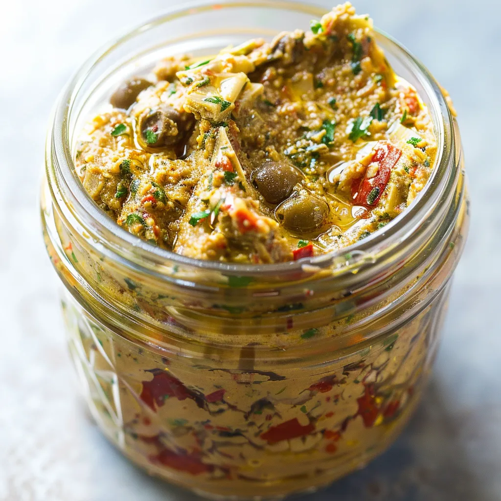 Artichaut poivron crémeux