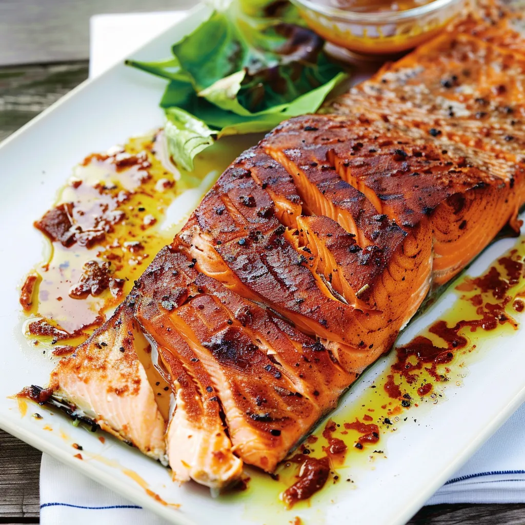 Saumon au barbecue grillé à la perfection