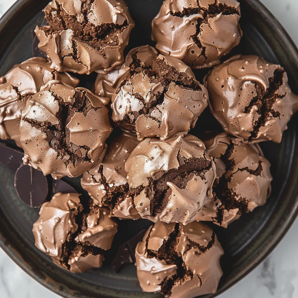 Délices meringués très chocolatés