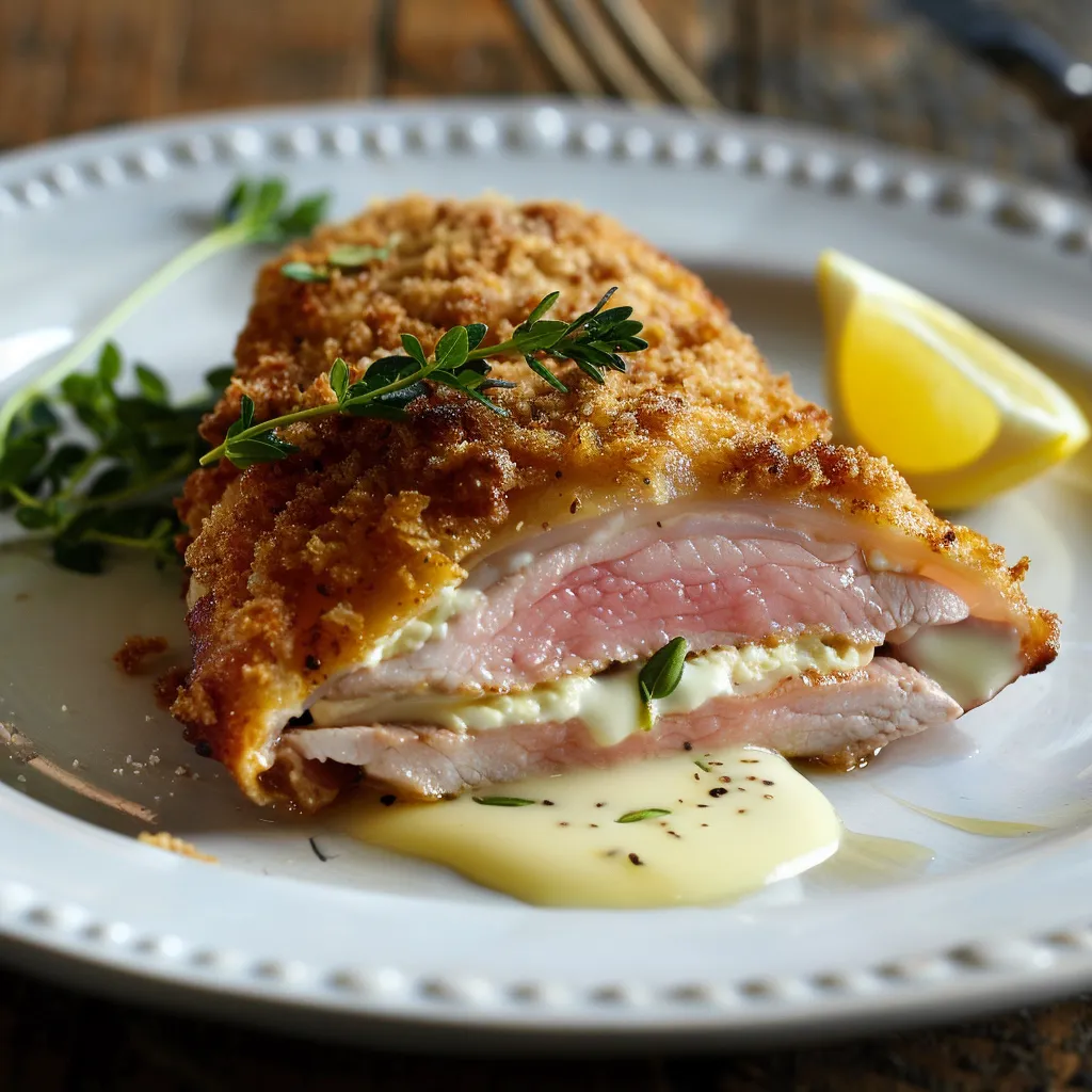 Cordon bleu maison inspiré du chef Jean-François Piège