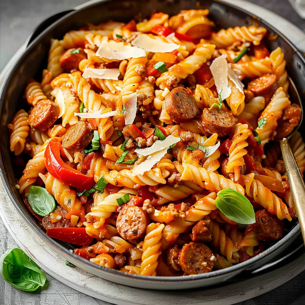 Pâtes savoureuses et simples