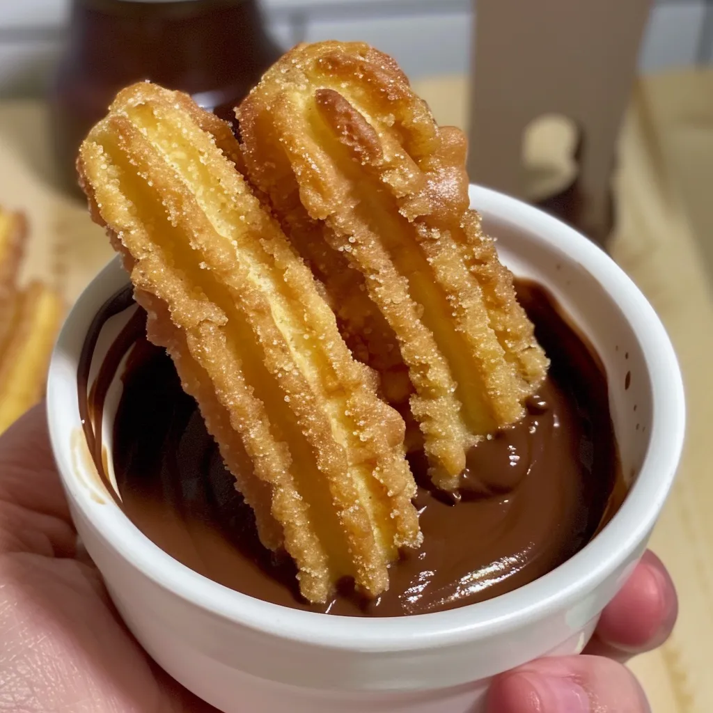 Churros croustillants maison