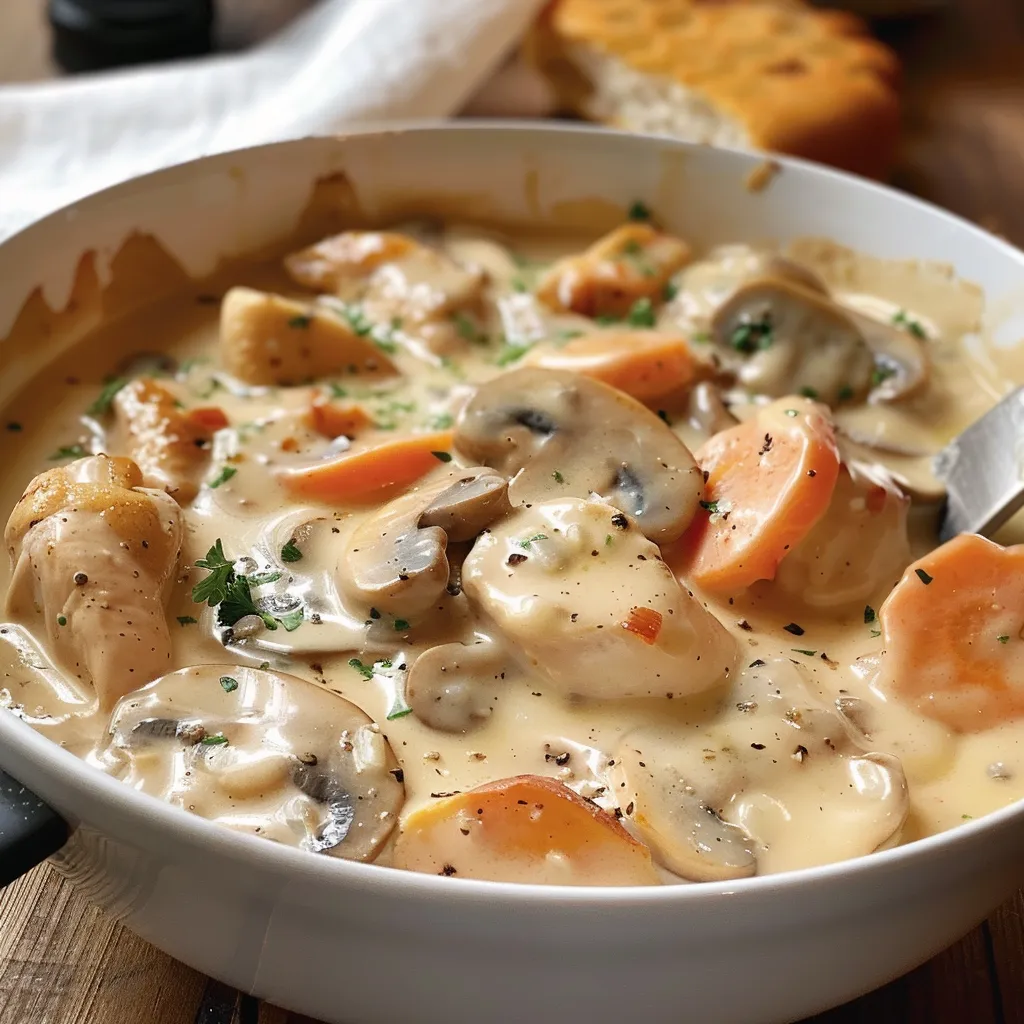 Poulet Champignons Douceur