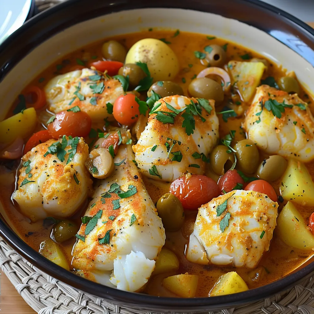 Délicieuse lotte aux épices