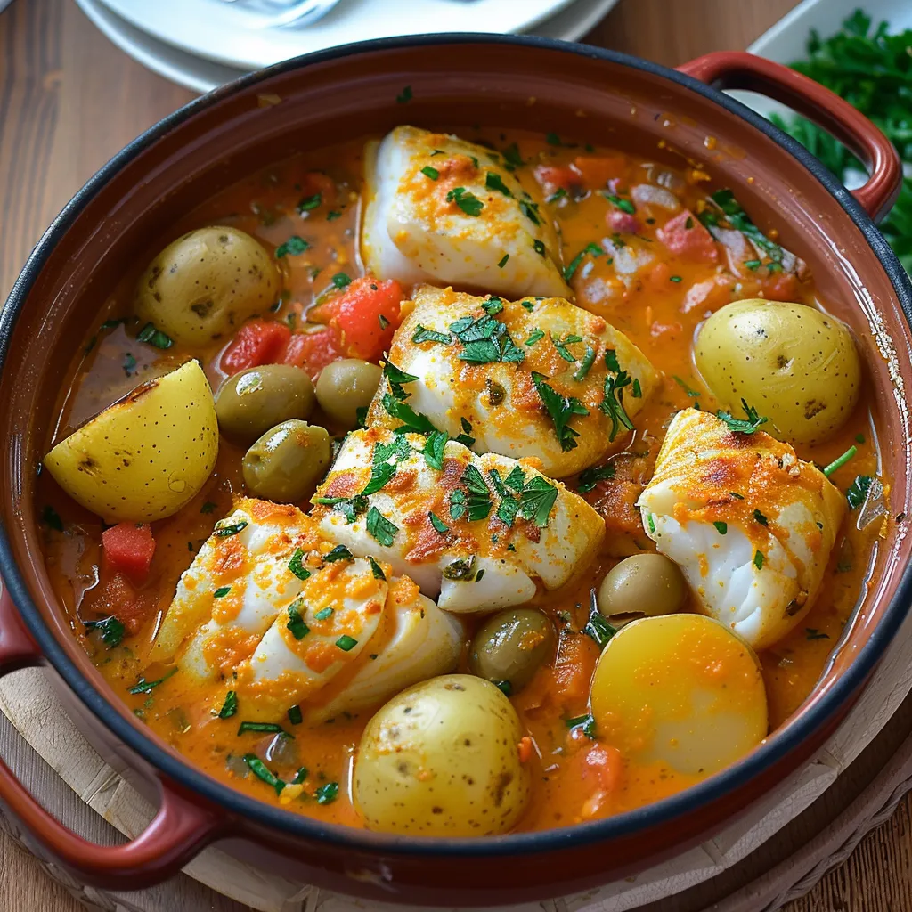 Délicieuse lotte au safran