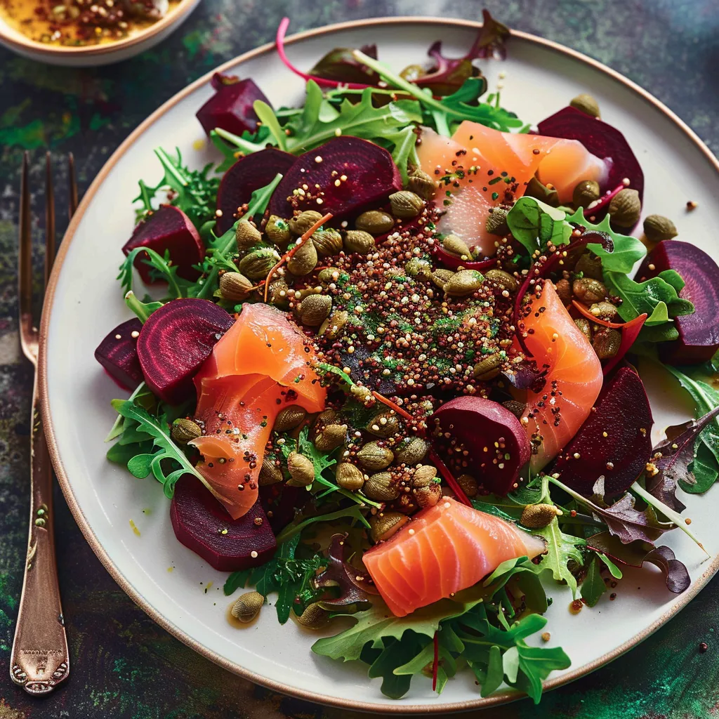 Betteraves et croquant