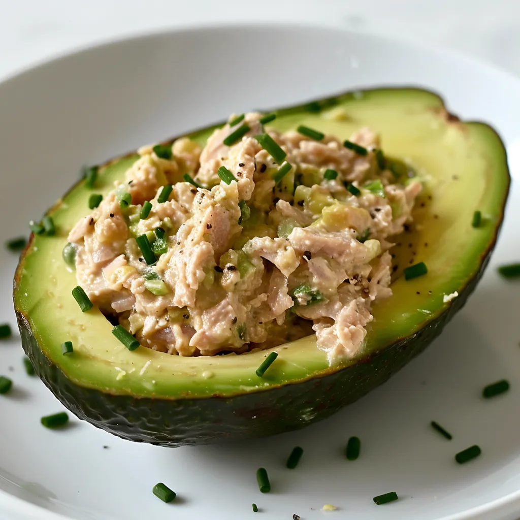 Farce au thon dans des avocats