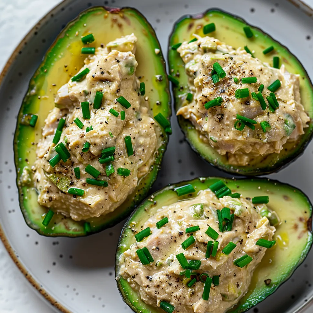 Avocats farcis façon thon frais