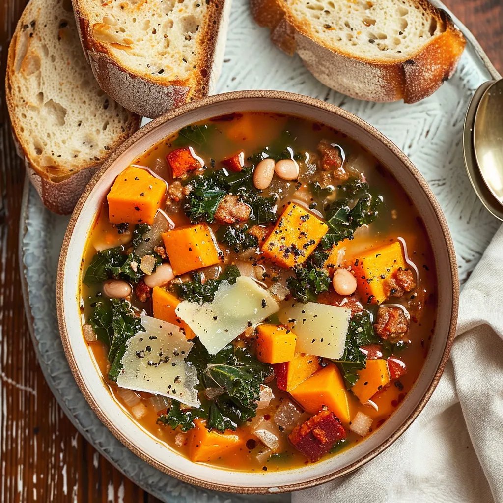 Chorizo patates douces et légumes