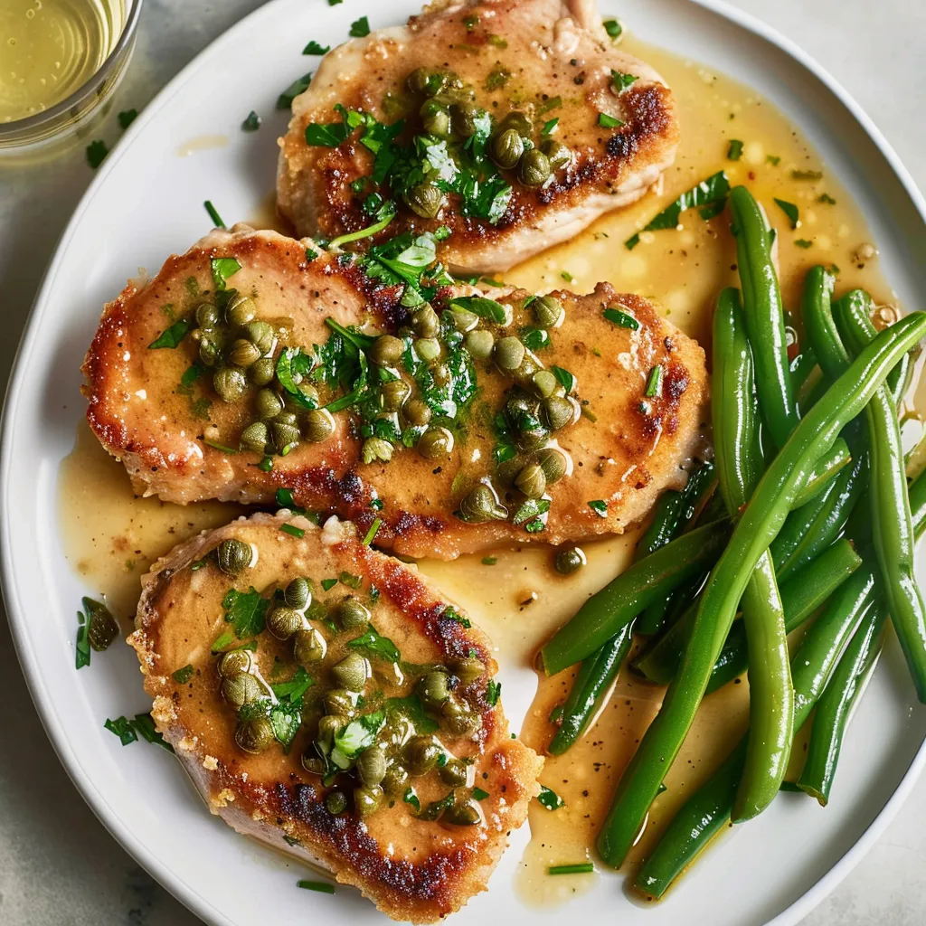 Porc savoureux, sauce citronnée