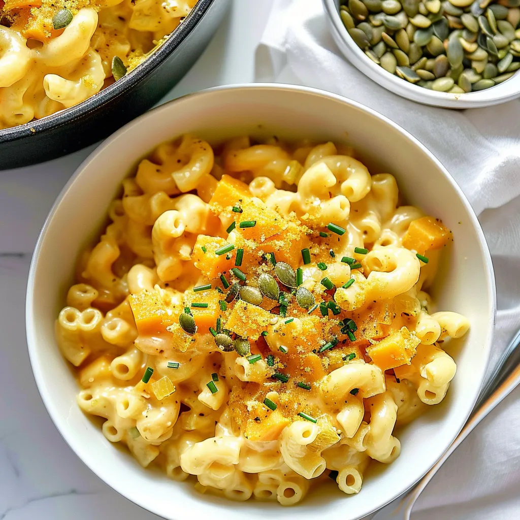 Savourez un macaroni fondant au fromage et courge