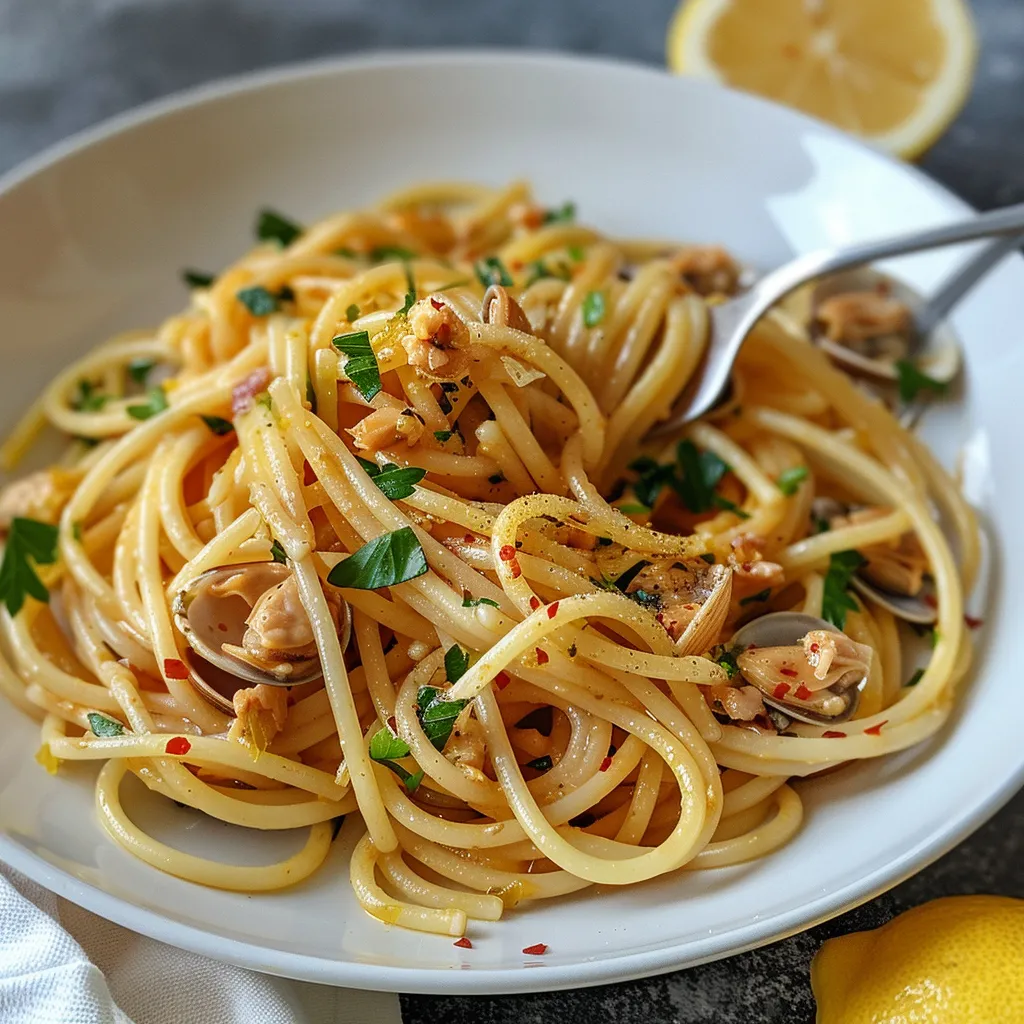 Faire de bons linguines aux palourdes facilement