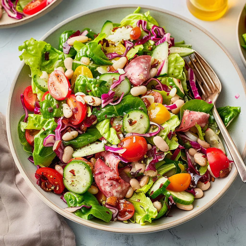 Salade hachée italienne fraîche