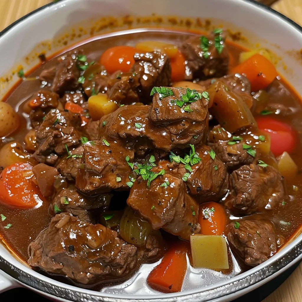 Savourez un délicieux Bœuf Mechado revisité à la française