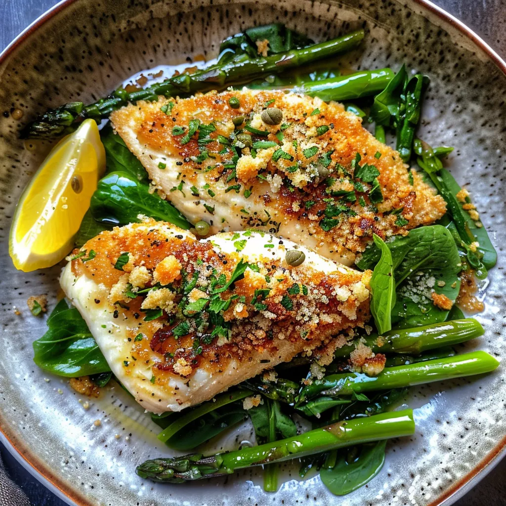 Tilapia et asperges croquantes