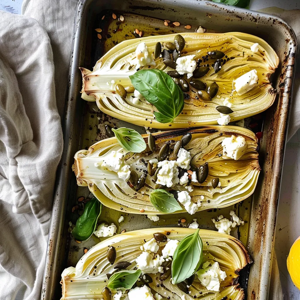 Fenouil grillé et feta fondante