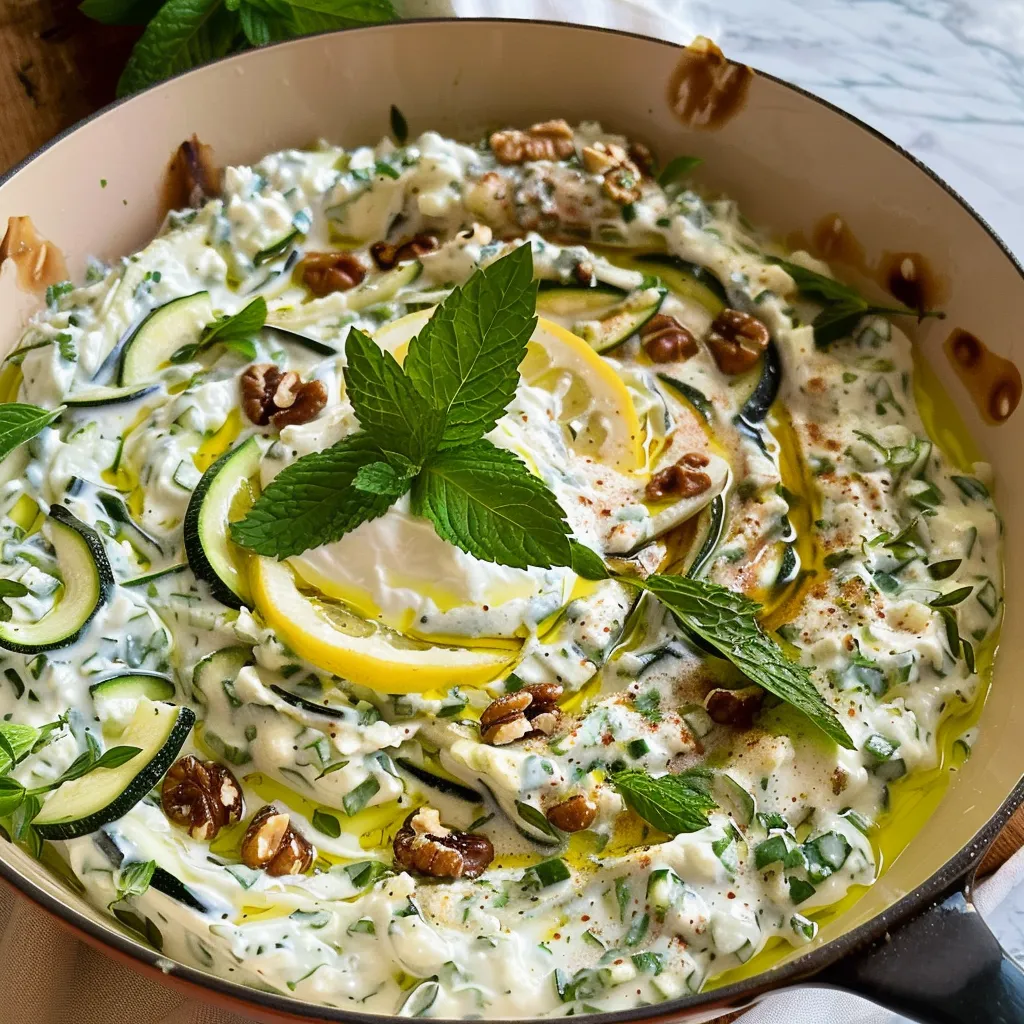 Yaourt courgettes noix