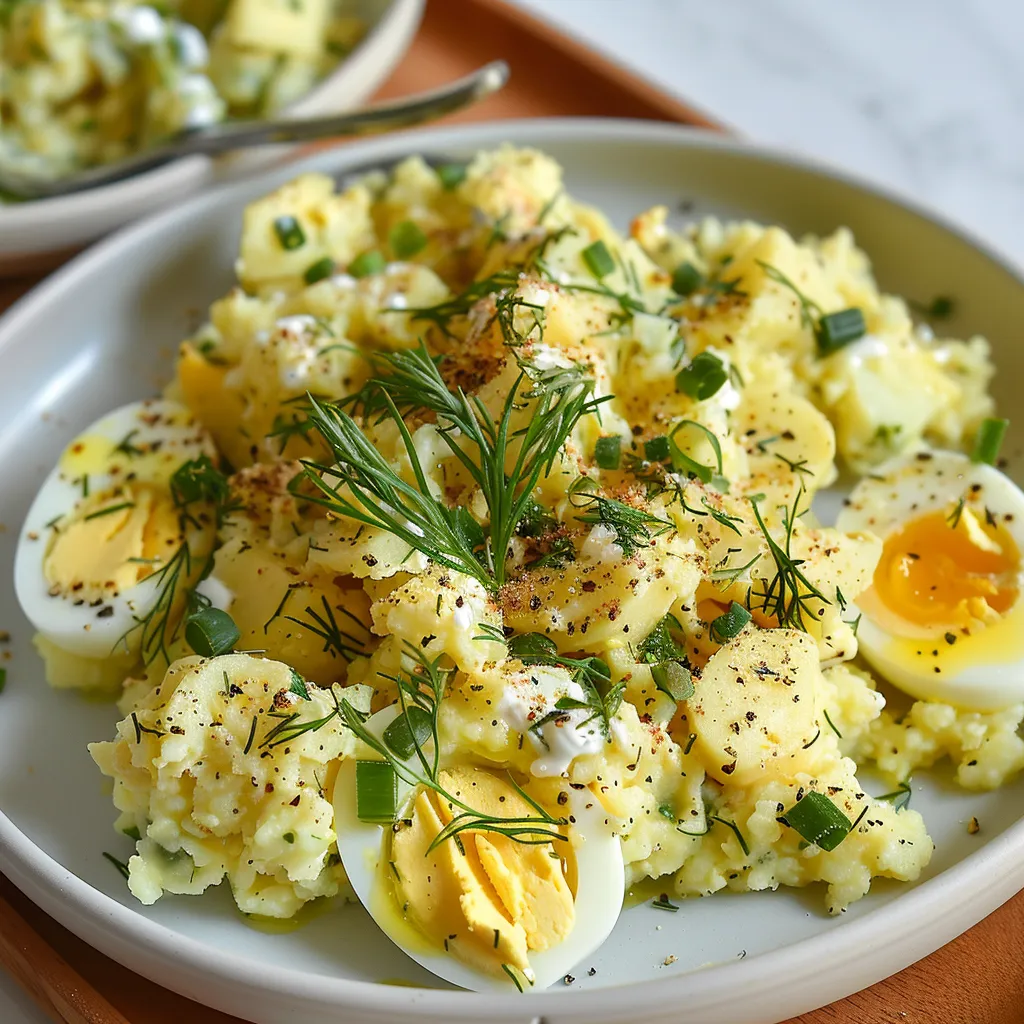 Salade twistée pommes de terre et herbes fraîches