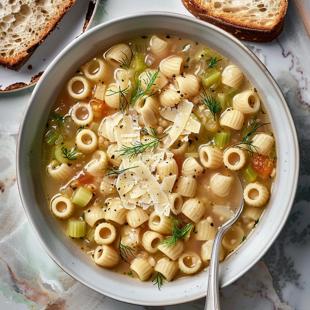 Minestrone blanche délicieuse
