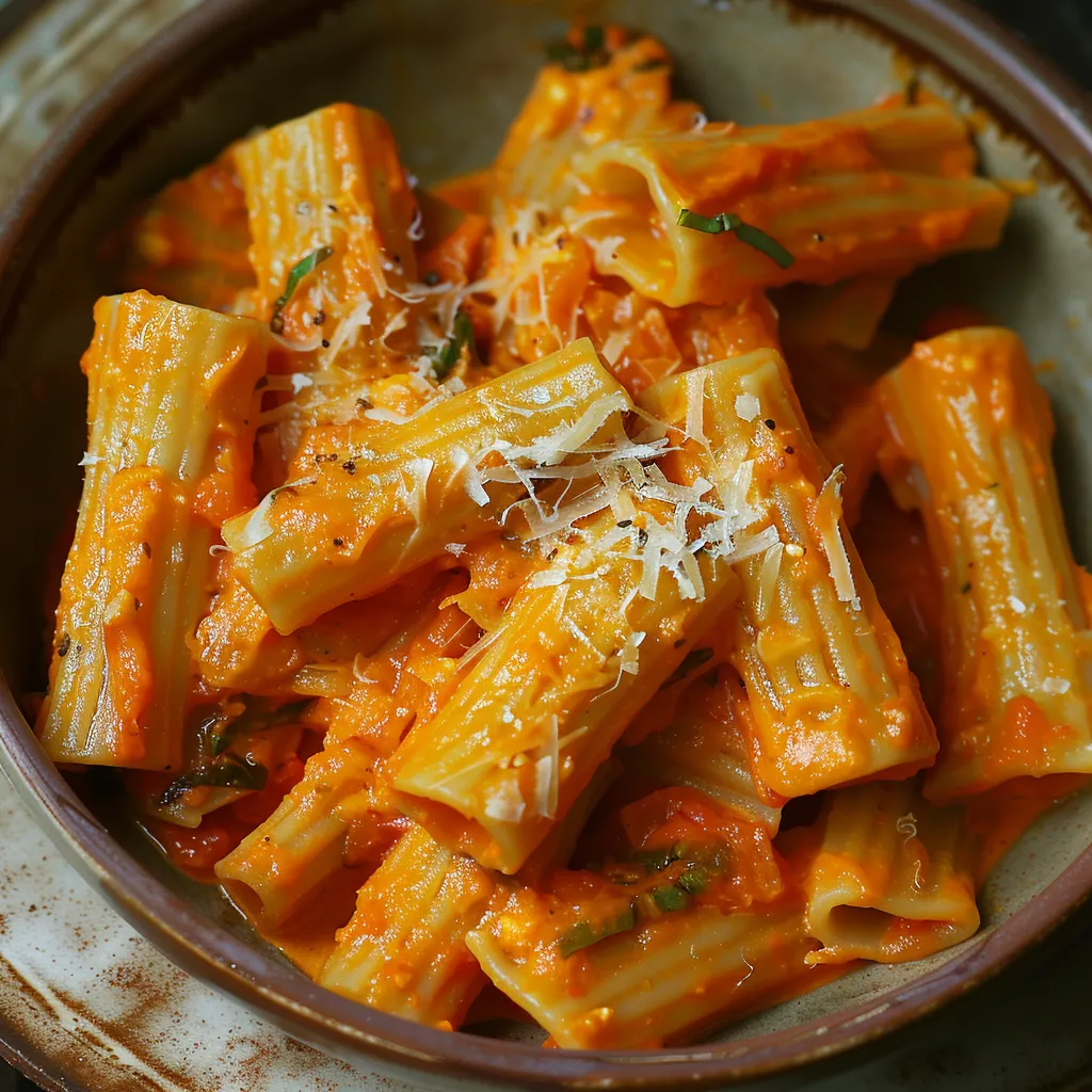 Pâtes à la vodka et sauce tomate hyper savoureuses