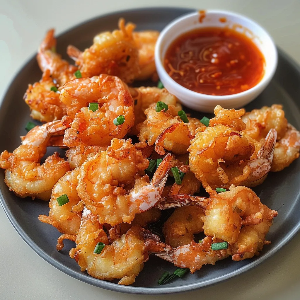 Savourez des beignets de crevettes croustillants faits maison