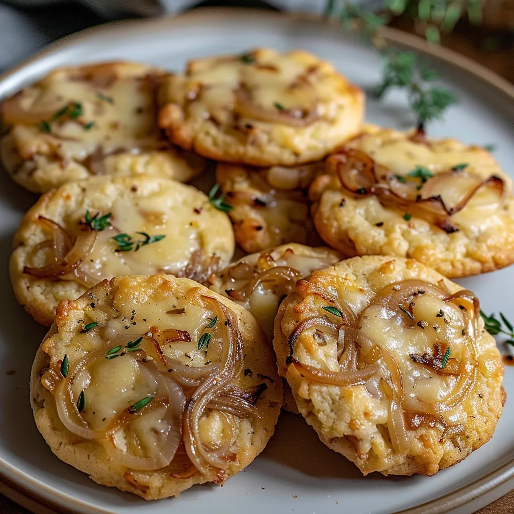 Biscuits salés oignons comté à tester à l’apéro