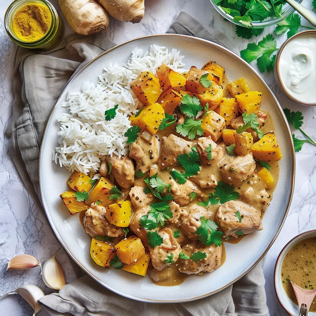 Dattes poulet rutabaga