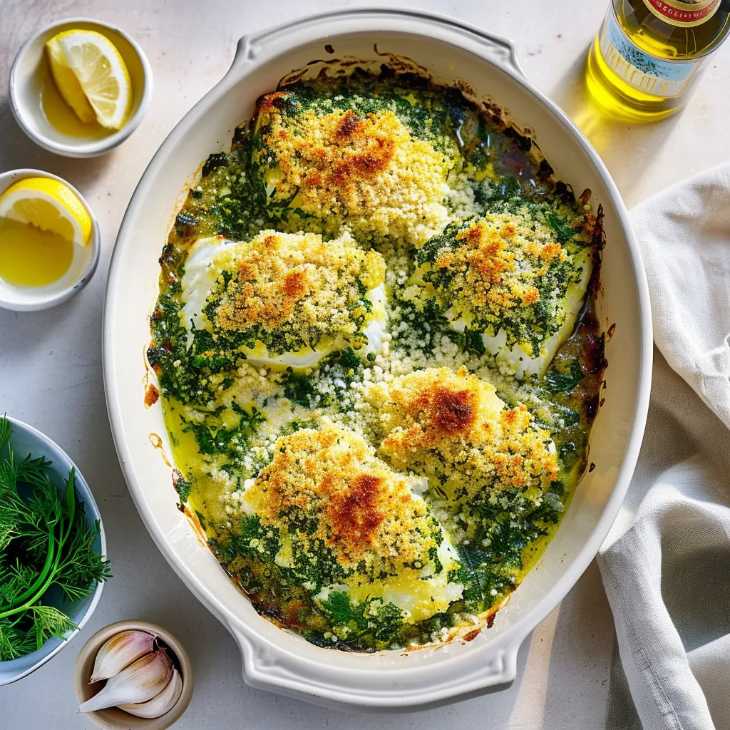 Plat de morue aux herbes facile à préparer