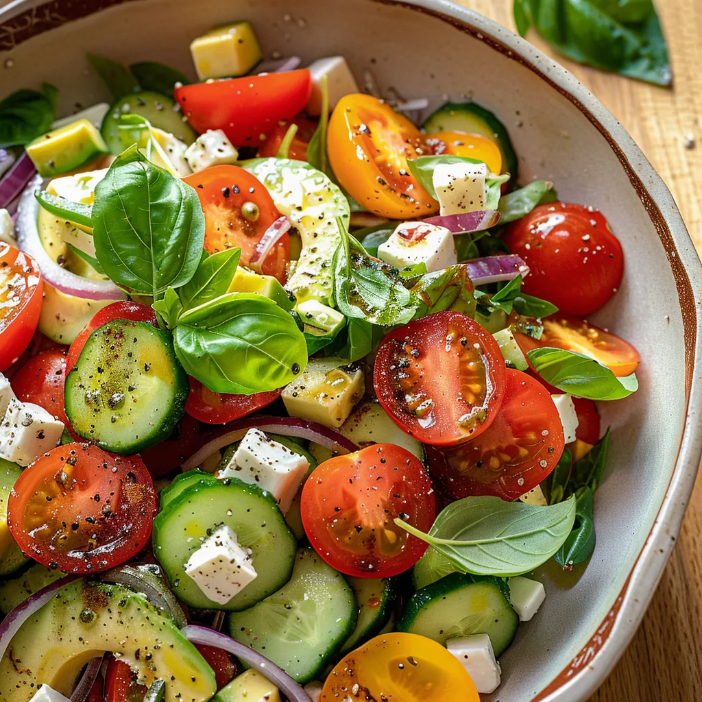 Salade d’été fraîche et pleine de goût