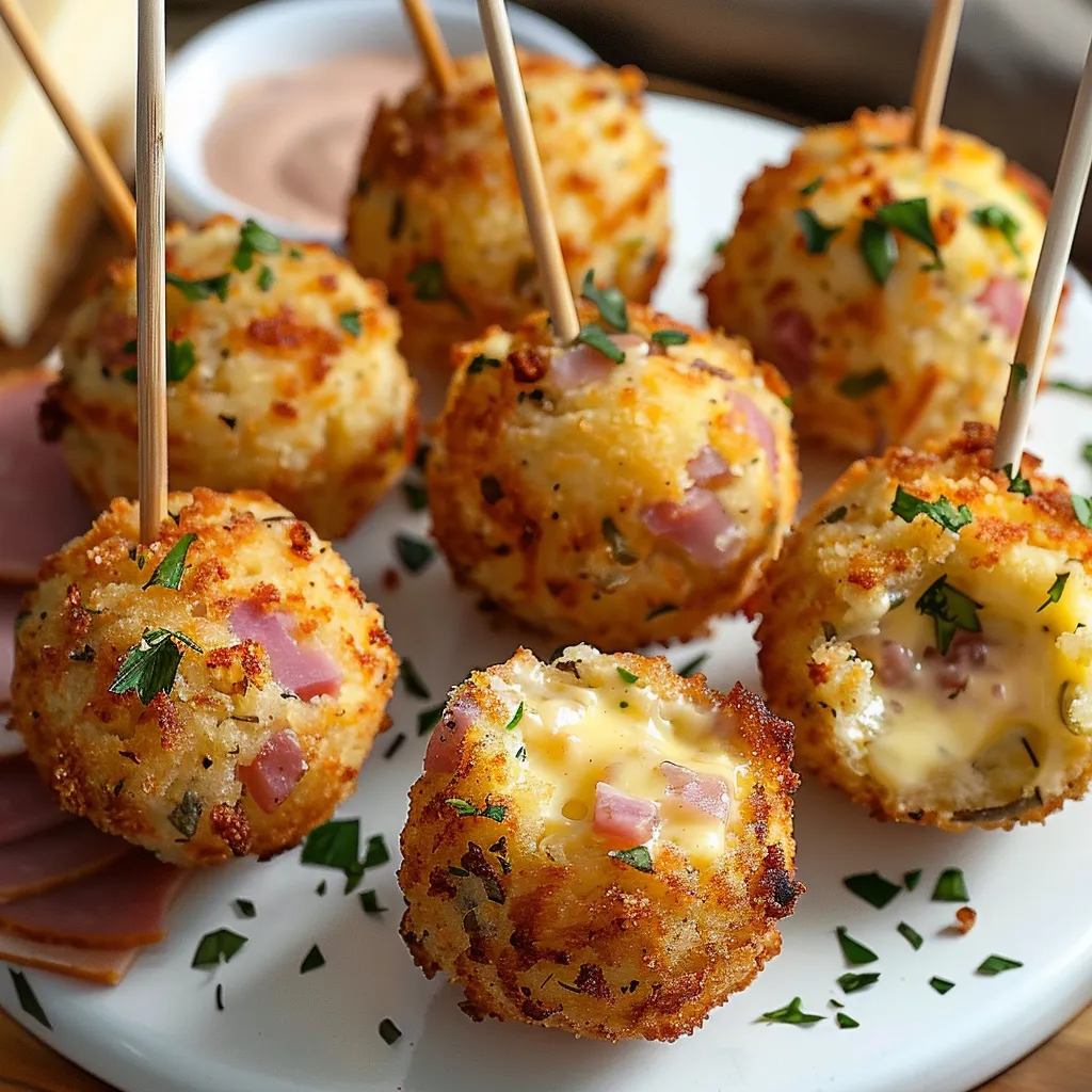 Délices salés : cake pops maison au jambon et fromage