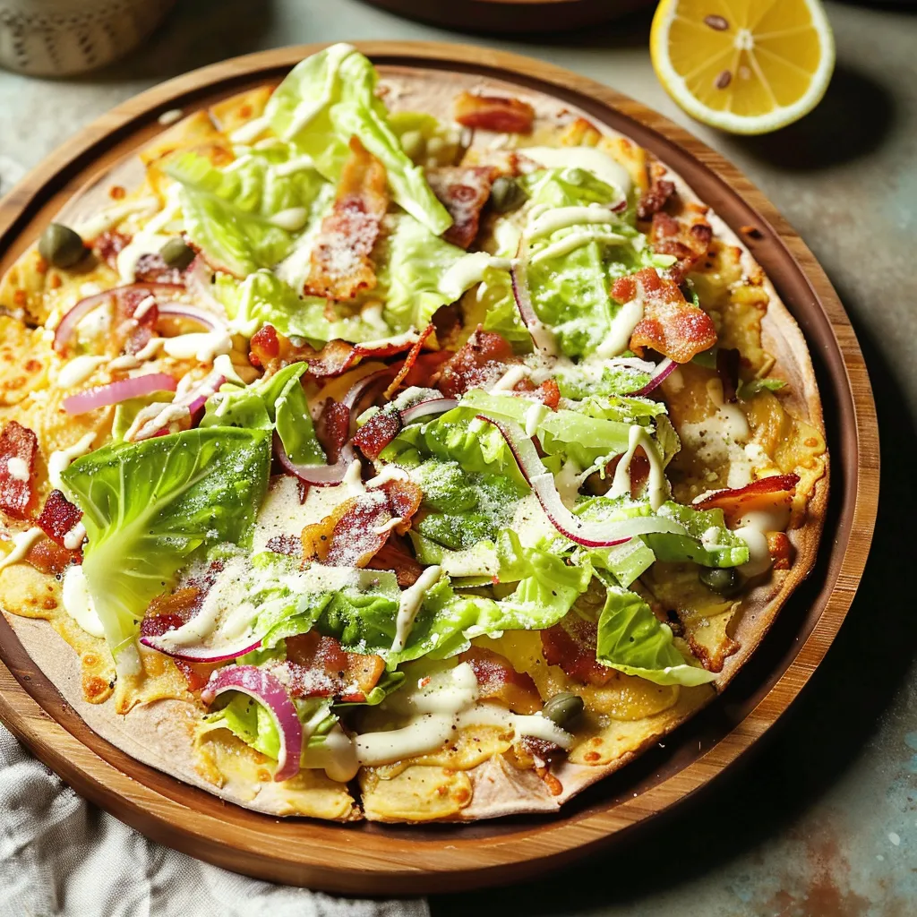 Pizza César maison facile