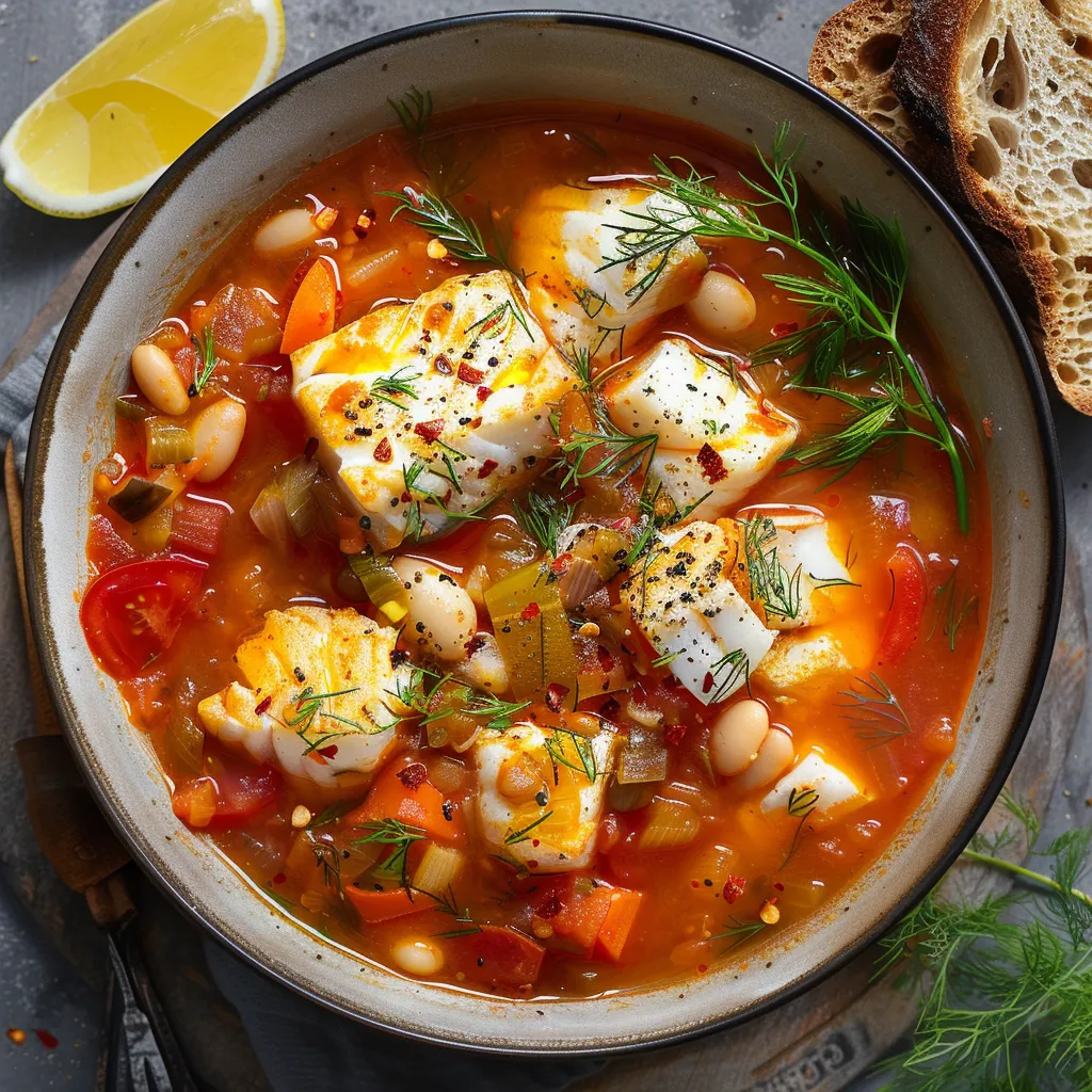 Poisson tomate fenouil délicieux